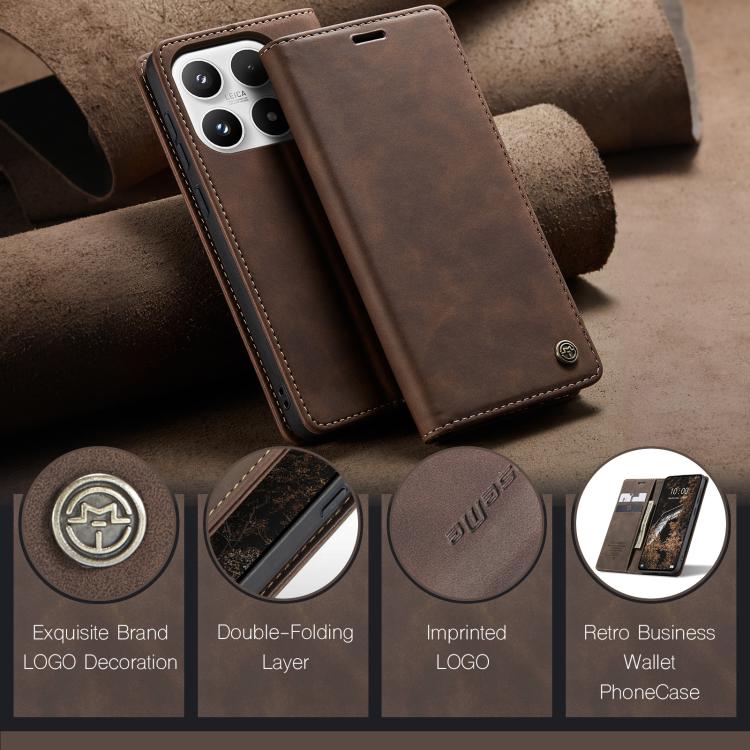 For Xiaomi 17 CaseMe 013 Multifunctional Horizontal Flip Leather Phone Case
