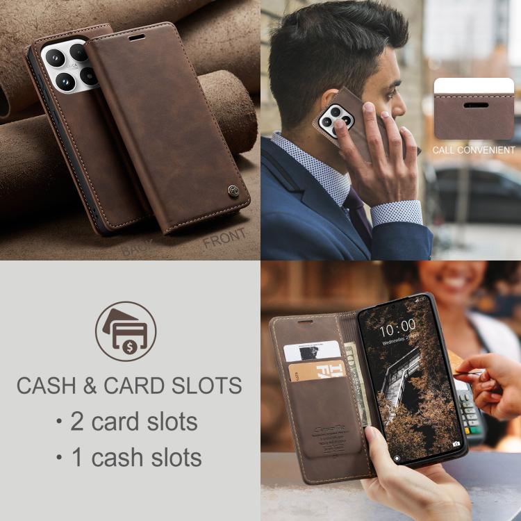 For Xiaomi 17 CaseMe 013 Multifunctional Horizontal Flip Leather Phone Case