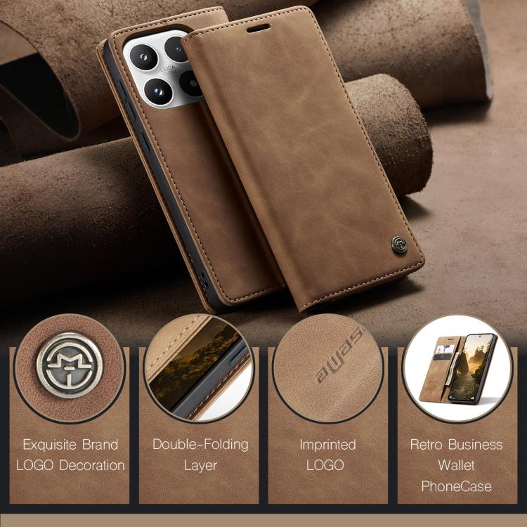 For Xiaomi 17 CaseMe 013 Multifunctional Horizontal Flip Leather Phone Case