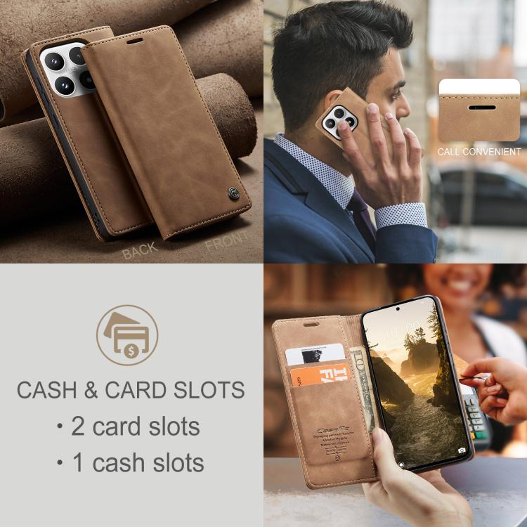 For Xiaomi 17 CaseMe 013 Multifunctional Horizontal Flip Leather Phone Case