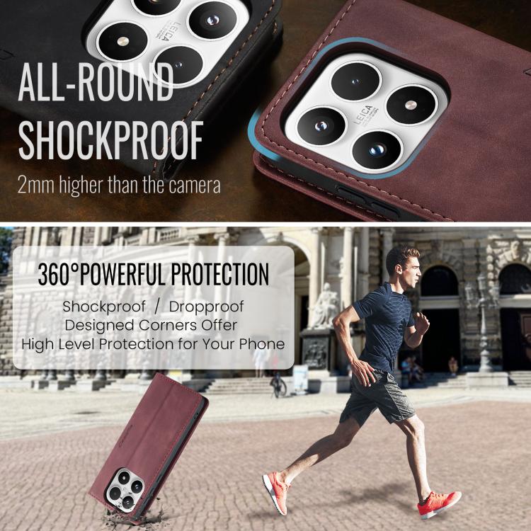 For Xiaomi 17 CaseMe 013 Multifunctional Horizontal Flip Leather Phone Case