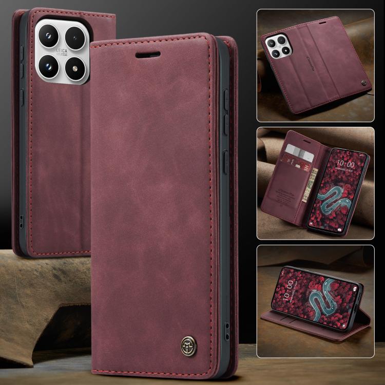 For Xiaomi 17 CaseMe 013 Multifunctional Horizontal Flip Leather Phone Case
