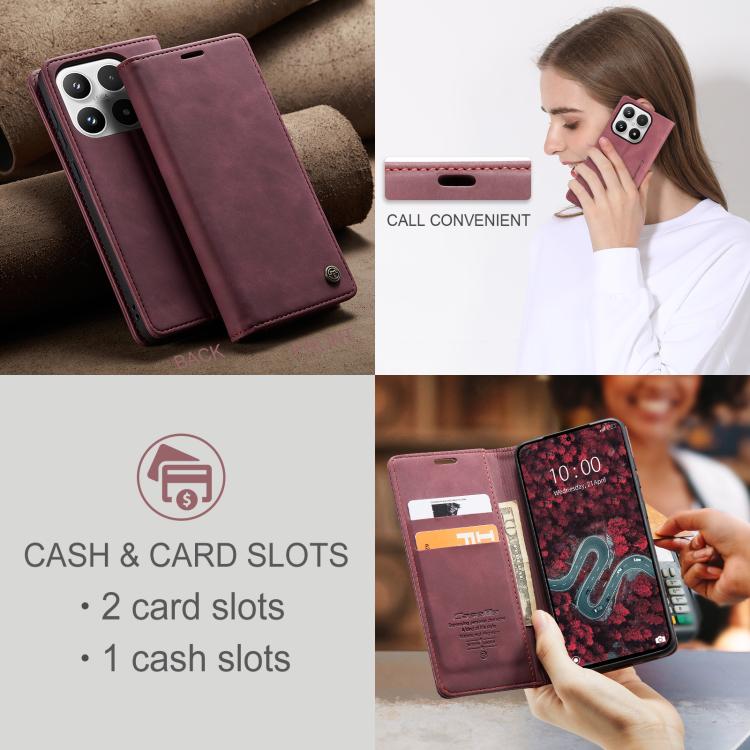 For Xiaomi 17 CaseMe 013 Multifunctional Horizontal Flip Leather Phone Case