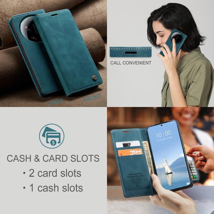 For Xiaomi 17 Ultra CaseMe 013 Multifunctional Horizontal Flip Leather Phone Case