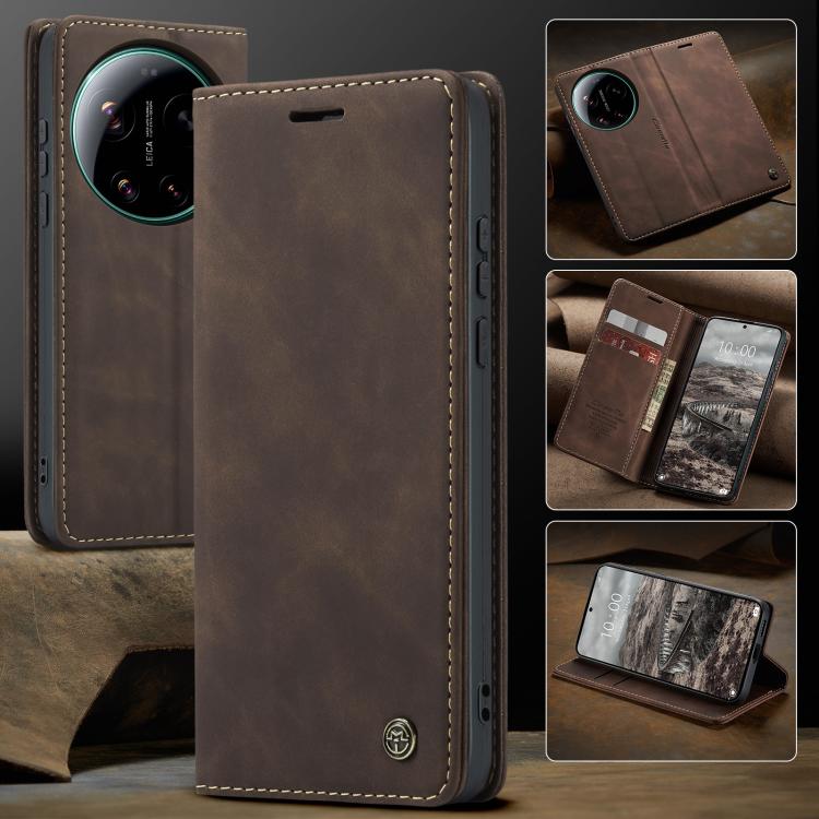 For Xiaomi 17 Ultra CaseMe 013 Multifunctional Horizontal Flip Leather Phone Case