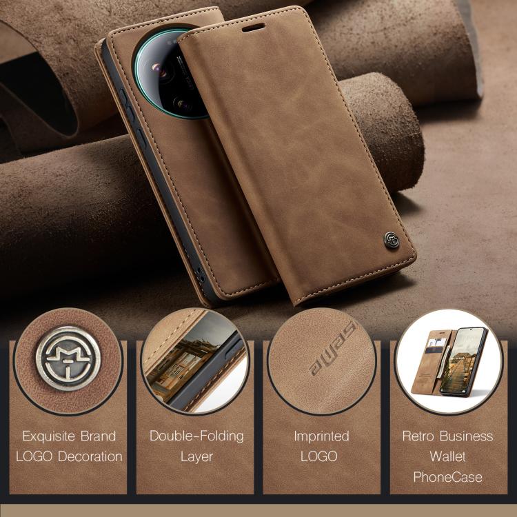 For Xiaomi 17 Ultra CaseMe 013 Multifunctional Horizontal Flip Leather Phone Case