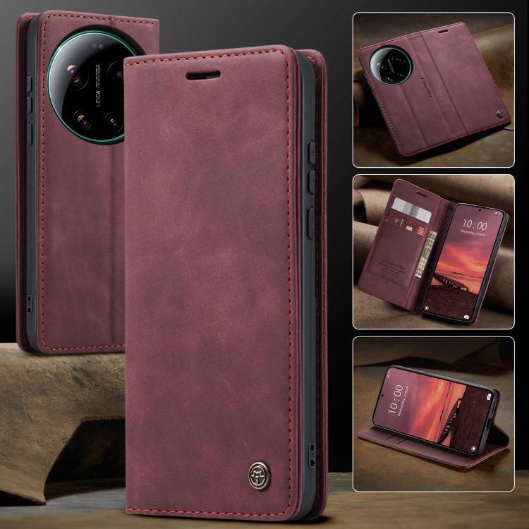 For Xiaomi 17 Ultra CaseMe 013 Multifunctional Horizontal Flip Leather Phone Case