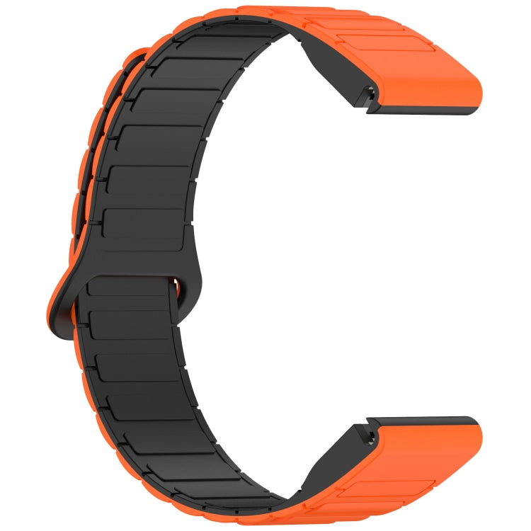 For Garmin Fenix 8 51mm Dual Color Magnetic Buckle 26mm Quick Release Silicone Watch Band