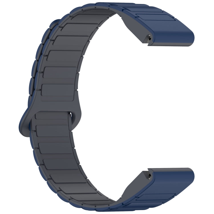 For Garmin Fenix 8 51mm Dual Color Magnetic Buckle 26mm Quick Release Silicone Watch Band