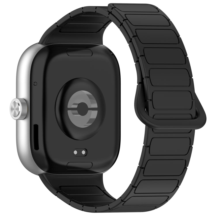For Xiaomi Band 10 Pro / 9 Pro / Redmi Watch 6 Dual Color Strong Magnetic Buckle Silicone Watch Band