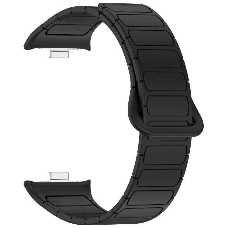 For Xiaomi Band 10 Pro / 9 Pro / Redmi Watch 6 Dual Color Strong Magnetic Buckle Silicone Watch Band