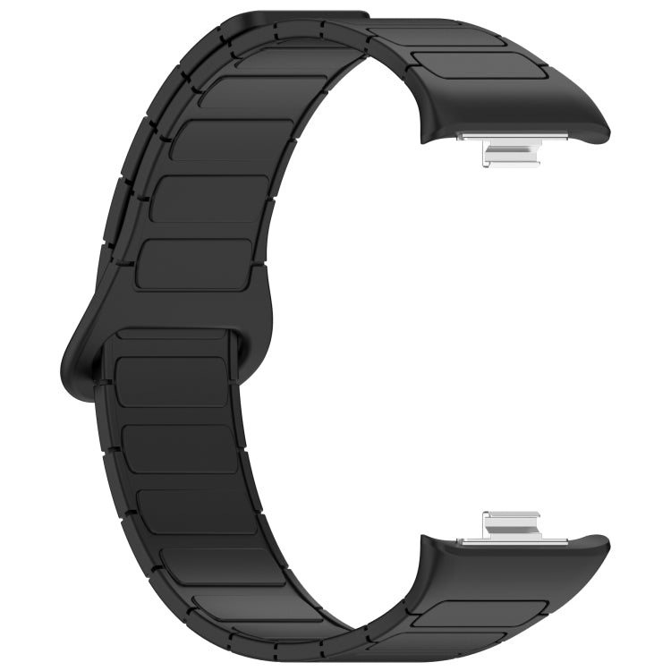 For Xiaomi Band 10 Pro / 9 Pro / Redmi Watch 6 Dual Color Strong Magnetic Buckle Silicone Watch Band