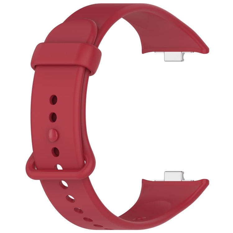 For Xiaomi Band  10 Pro / Redmi Watch 6 / 5 Color Buckle Pure Color Silicone Watch Band