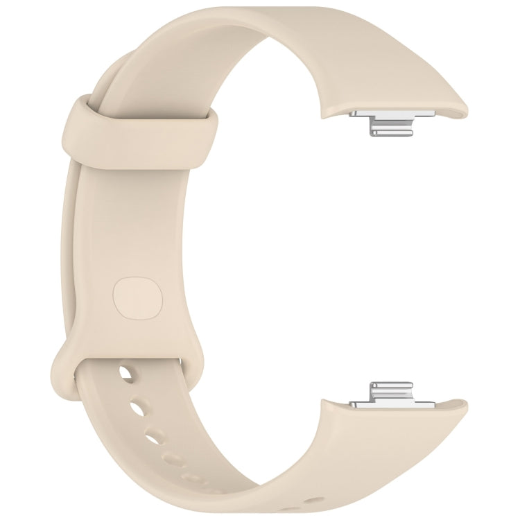 For Xiaomi Band  10 Pro / Redmi Watch 6 / 5 Color Buckle Pure Color Silicone Watch Band