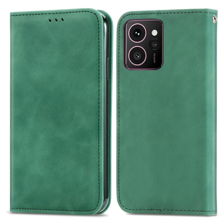 For HMD Skyline Retro Skin Feel Magnetic Flip Leather Phone Case