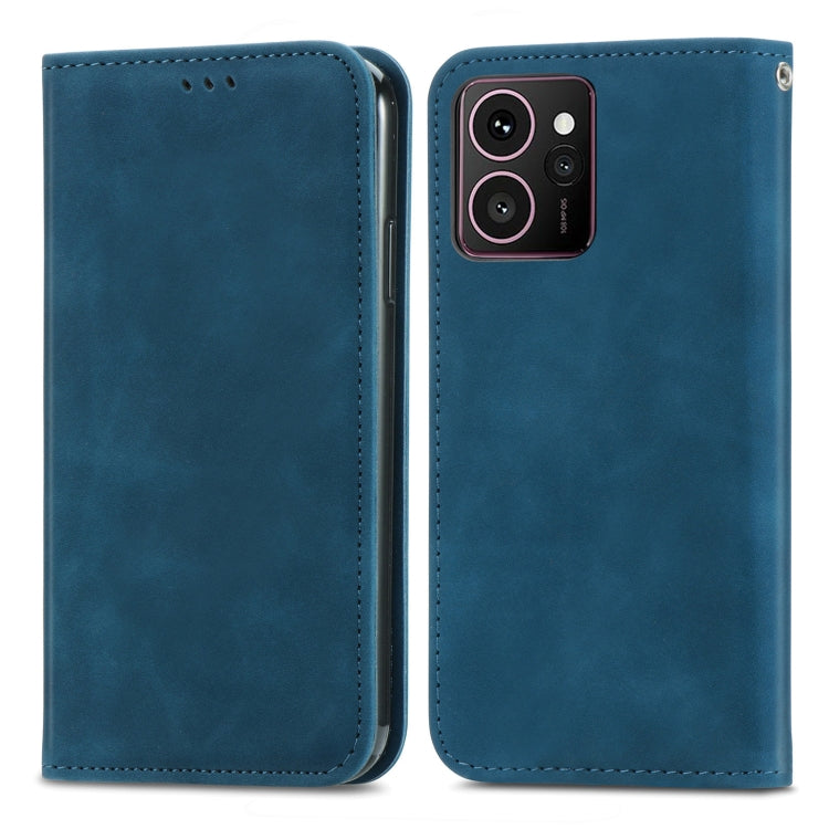 For HMD Skyline Retro Skin Feel Magnetic Flip Leather Phone Case