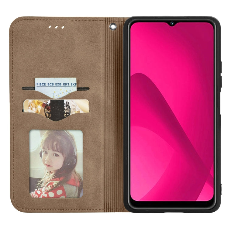 For HMD Skyline Retro Skin Feel Magnetic Flip Leather Phone Case