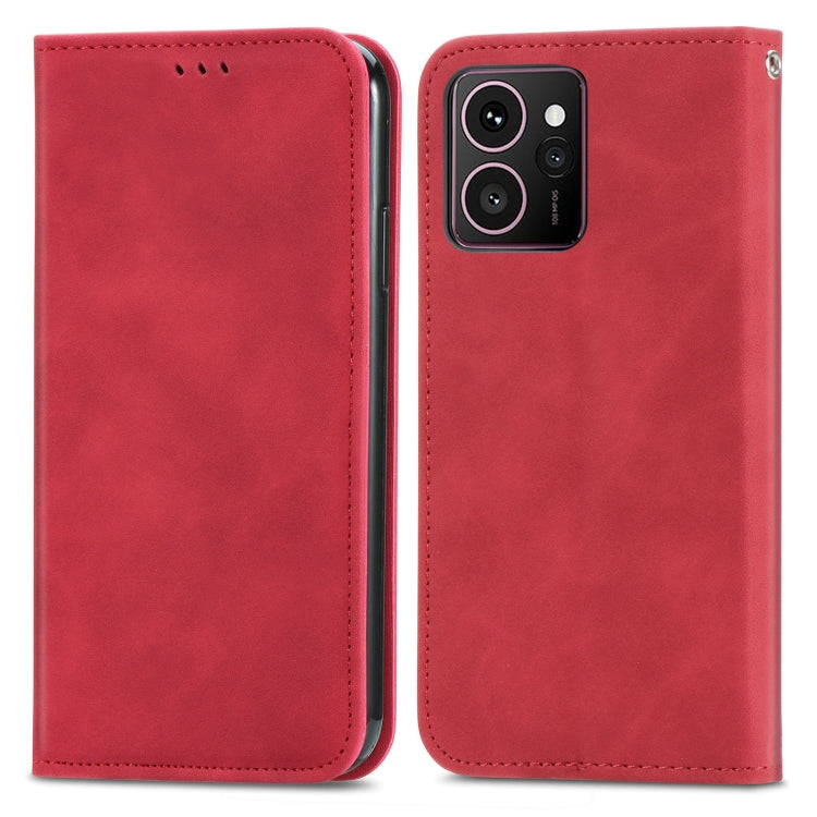 For HMD Skyline Retro Skin Feel Magnetic Flip Leather Phone Case