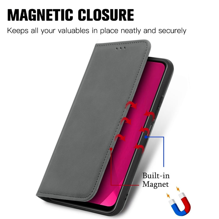 For HMD Skyline Retro Skin Feel Magnetic Flip Leather Phone Case