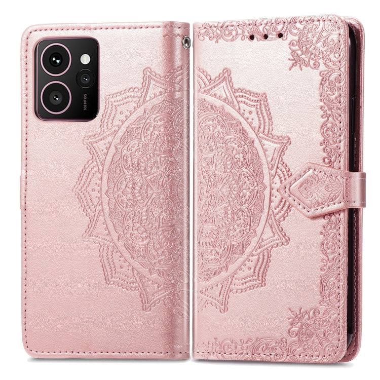 For HMD Skyline Mandala Flower Embossed Leather Phone Case