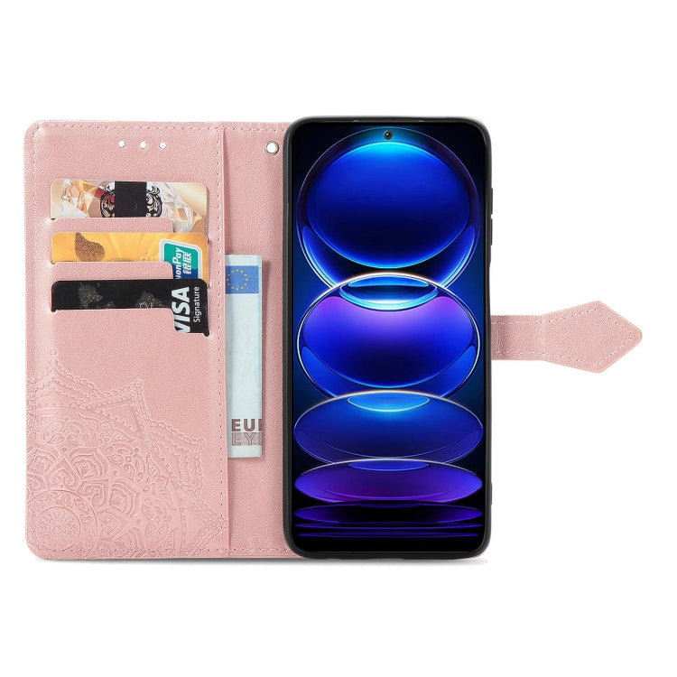For HMD Skyline Mandala Flower Embossed Leather Phone Case