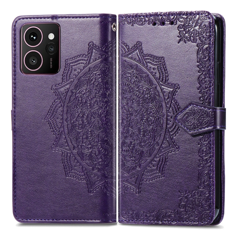 For HMD Skyline Mandala Flower Embossed Leather Phone Case