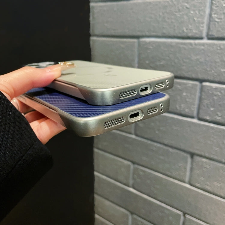 For iPhone 12 Pro Max AG Carbon Fiber Frameless MagSafe Phone Case