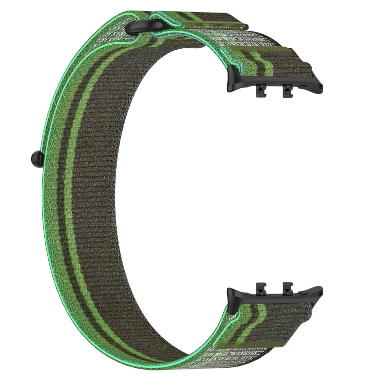 For Honor Watch 5 Nylon Woven Hook and Loop Fastener Watch Band