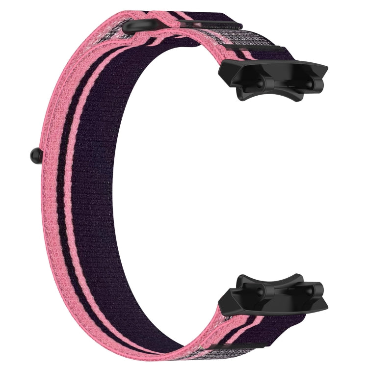 For Amazfit T-Rex 3 Two Tone Nylon Hook and Loop Fastener Watch Band