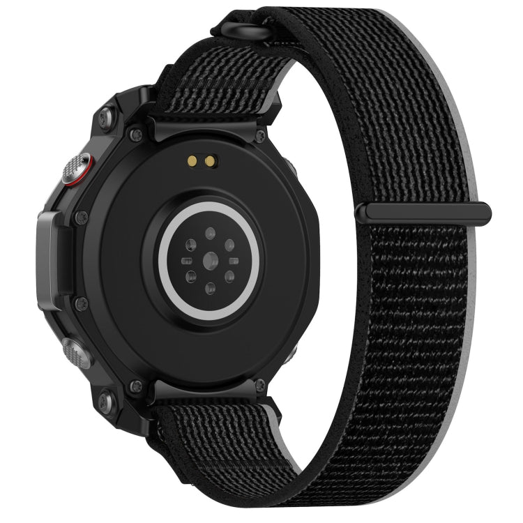 For Amazfit T-Rex 3 Two Tone Nylon Hook and Loop Fastener Watch Band