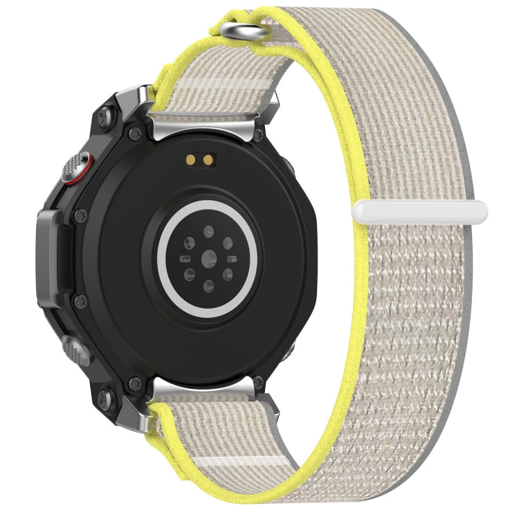 For Amazfit T-Rex 3 Two Tone Nylon Hook and Loop Fastener Watch Band