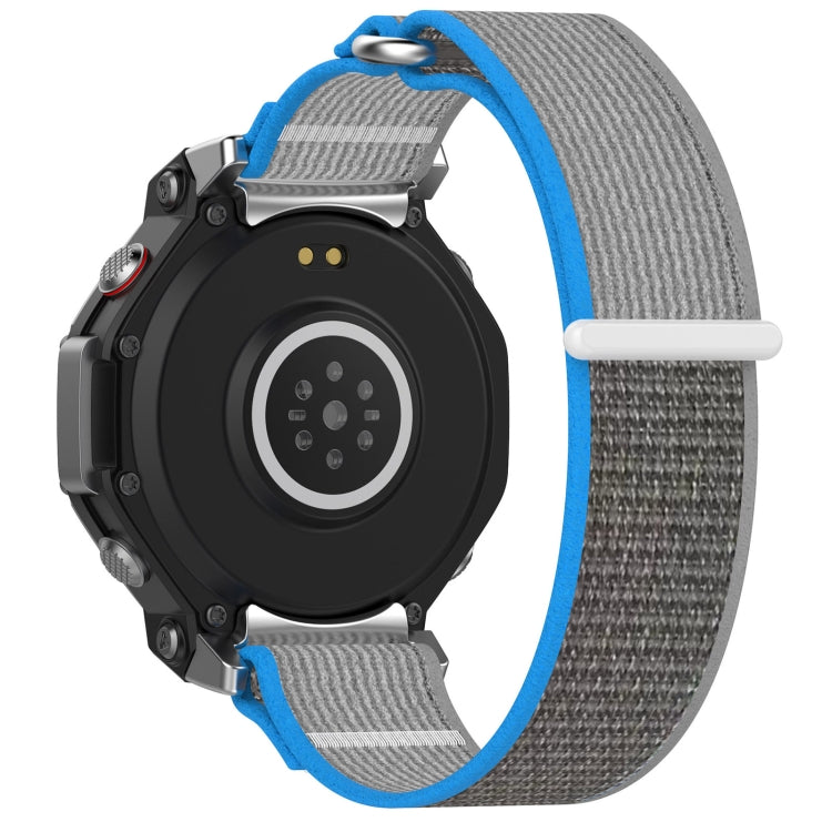 For Amazfit T-Rex 3 Two Tone Nylon Hook and Loop Fastener Watch Band