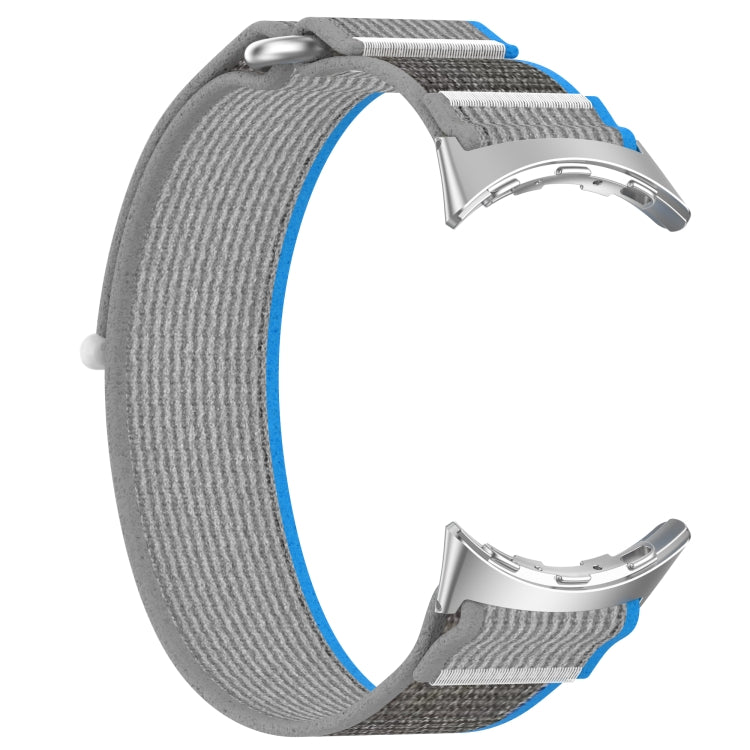 For Google Pixel Watch 4 / 3 / 2 / 1 41mm Nylon Woven Hook and Loop Fastener Watch Band