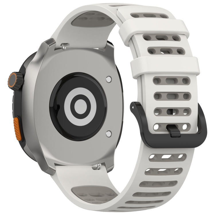 For Xiaomi Watch S4 Sport Two Color Holes Style Quick Release Silicone Watch Band