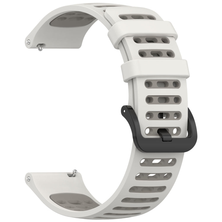 For Keep Watch Pilot 1 Two Color Holes Style Quick Release Silicone Watch Band