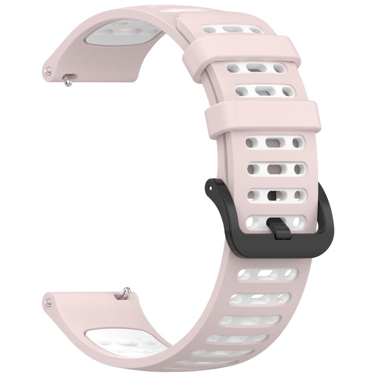 For Keep Watch Pilot 1 Two Color Holes Style Quick Release Silicone Watch Band