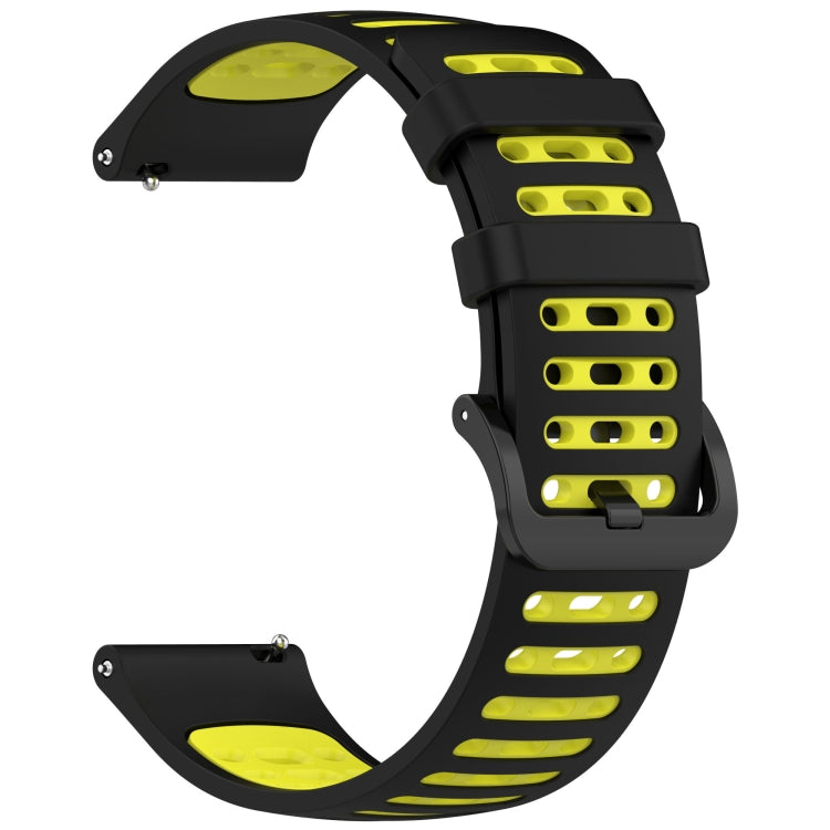 For Keep Watch Pilot 1 Two Color Holes Style Quick Release Silicone Watch Band