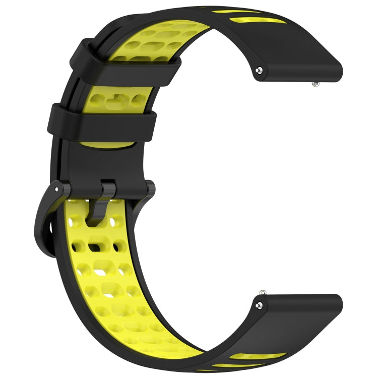 For Keep Watch Pilot 1 Two Color Holes Style Quick Release Silicone Watch Band