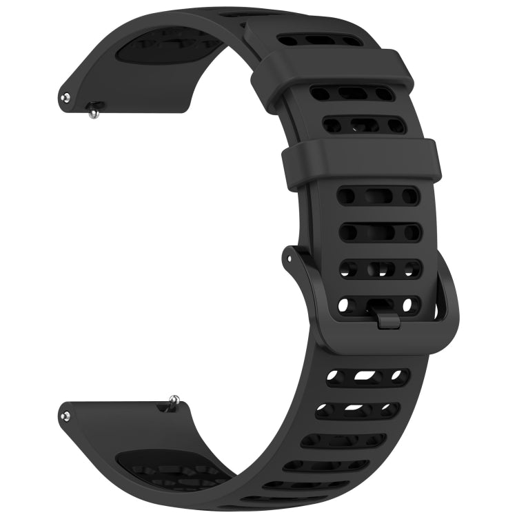 For Keep Watch Pilot 1 Two Color Holes Style Quick Release Silicone Watch Band