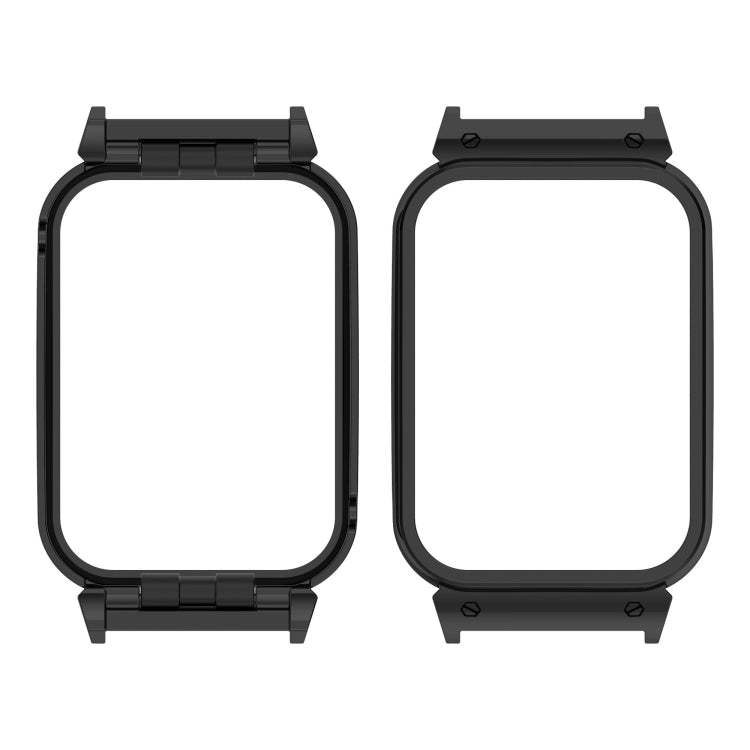 For Xiaomi Smart Band 9 Pro Metal Frame Watch Protective Case
