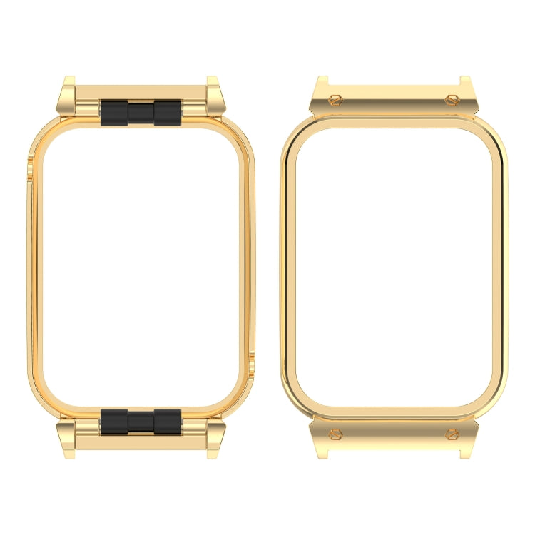 For Xiaomi Smart Band 9 Pro Metal Frame Watch Protective Case
