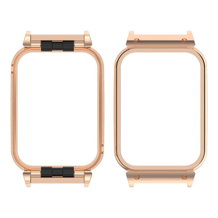 For Xiaomi Smart Band 9 Pro Metal Frame Watch Protective Case