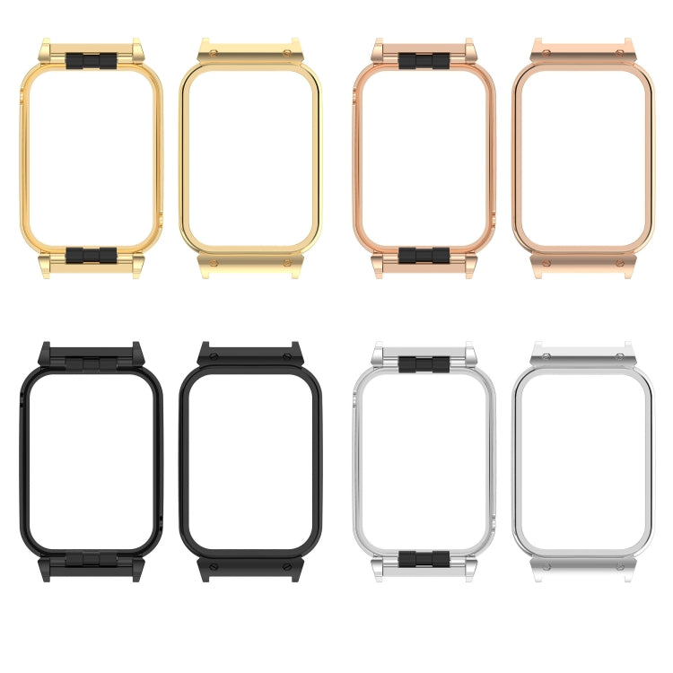 For Xiaomi Smart Band 9 Pro Metal Frame Watch Protective Case
