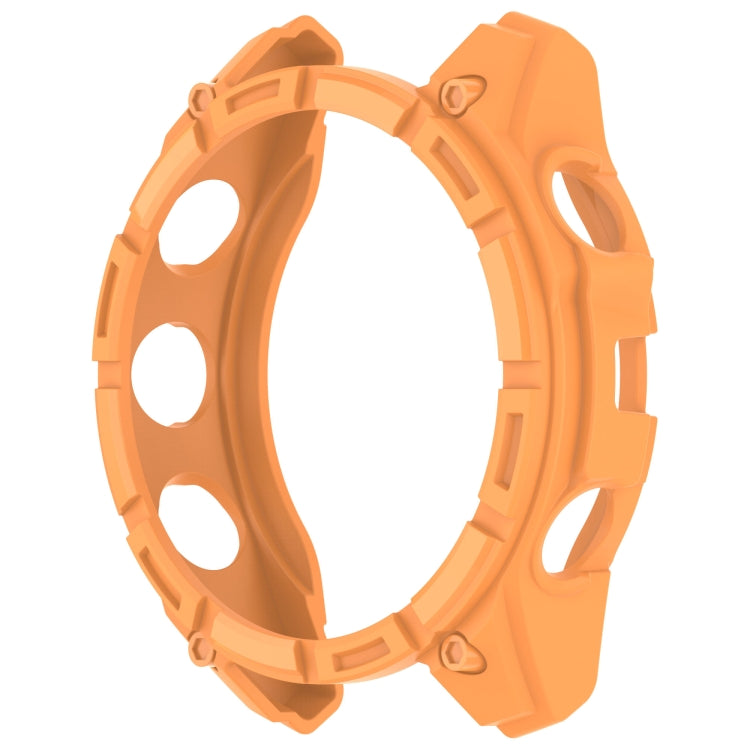 For Garmin Fenix 8 MIP 51mm Solar Armour Hollow TPU Half Coverage Watch Case Solar Version