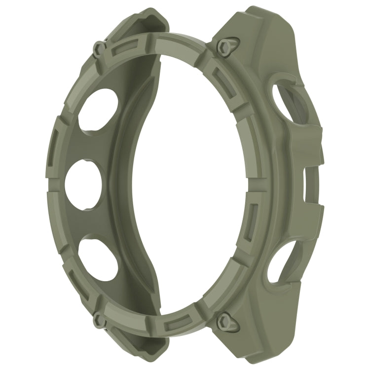 For Garmin Enduro 3 Armour Hollow TPU Half Coverage Watch Protective Case