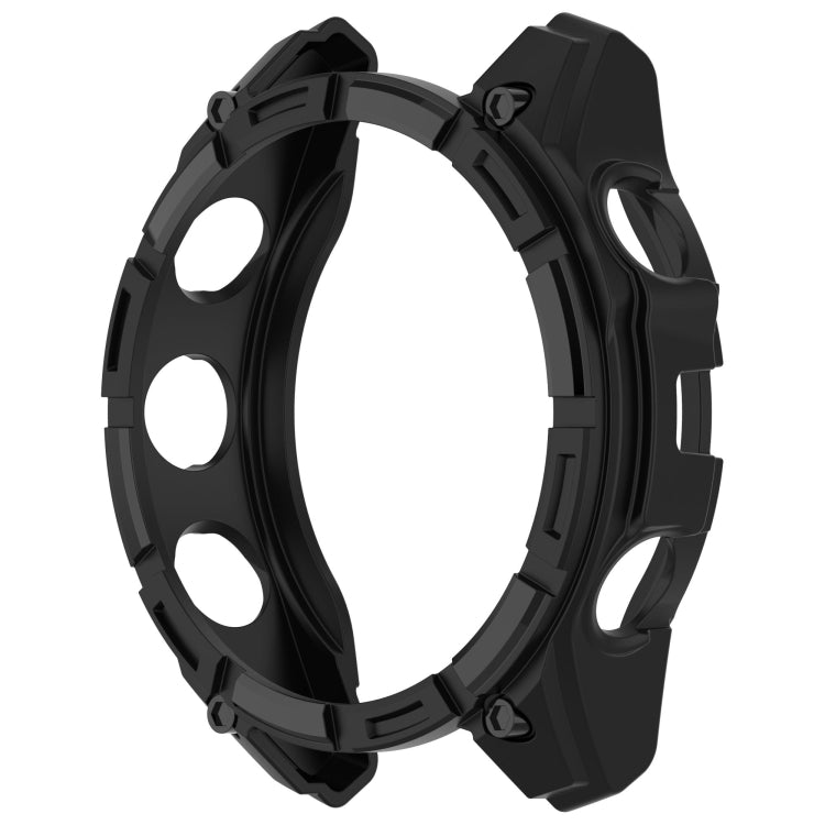 For Garmin Enduro 3 Armour Hollow TPU Half Coverage Watch Protective Case
