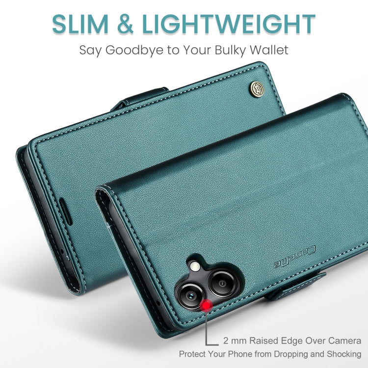 For Samsung Galaxy A07 / A06 CaseMe 023 Butterfly Buckle Litchi Texture RFID Anti-theft Leather Phone Case