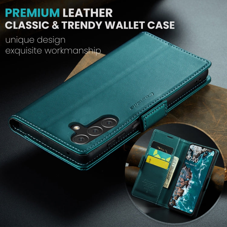 For Samsung Galaxy A16 5G CaseMe 023 Butterfly Buckle Litchi Texture RFID Anti-theft Leather Phone Case