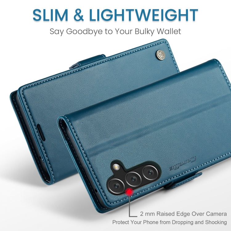 For Samsung Galaxy A16 5G CaseMe 023 Butterfly Buckle Litchi Texture RFID Anti-theft Leather Phone Case