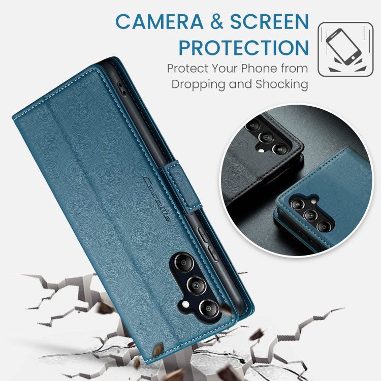 For Samsung Galaxy A16 5G CaseMe 023 Butterfly Buckle Litchi Texture RFID Anti-theft Leather Phone Case